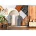 Terracotta Tectonics - AI Art Wall Mural for Contemporary Interiors Terracotta Tectonics - AI Art Wall Mural for Contemporary Interiors