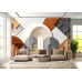 Terracotta Tectonics - AI Art Wall Mural for Contemporary Interiors Terracotta Tectonics - AI Art Wall Mural for Contemporary Interiors