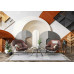 Terracotta Tectonics - AI Art Wall Mural for Contemporary Interiors Terracotta Tectonics - AI Art Wall Mural for Contemporary Interiors