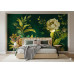 Emerald Garden - AI Art Wall Mural for Contemporary Interiors