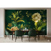 Emerald Garden - AI Art Wall Mural for Contemporary Interiors