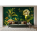 Emerald Garden - AI Art Wall Mural for Contemporary Interiors