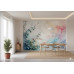 Ethereal Bloom - AI Art Wall Mural for Contemporary Interiors