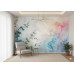 Ethereal Bloom - AI Art Wall Mural for Contemporary Interiors