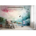 Serenity Veil Calm Design - Peaceful AI Wall Mural