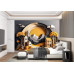 Autumn Village - AI Art Wall Mural for Contemporary Interiors Autumn Village - AI Art Wall Mural for Contemporary Interiors