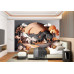 Mountain Retreat - AI Art Wall Mural for Contemporary Interiors