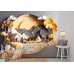 Autumn's Embrace - AI Art Wall Mural for Contemporary Interiors