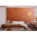 Copper Tectonic Metallic Design - Industrial AI Wall Mural