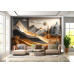 Alpine Dream - AI Art Wall Mural for Contemporary Interiors