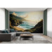 Pacific Serenity - AI Art Wall Mural for Contemporary Interiors