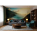 Pacific Serenity - AI Art Wall Mural for Contemporary Interiors