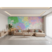 Pastel Mosaic Soft Colors - Gentle AI Wall Mural