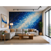 Stardust Current Cosmic Flow - Magical AI Wall Mural