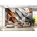 Earthen Tides Natural Colors - Organic AI Wall Mural