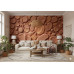 Clay Impressions of Flora - AI Art Wall Mural for Contemporary Interiors Clay Impressions of Flora - AI Art Wall Mural for Contemporary Interiors