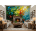 Explosion of Light Burst Effect - Dynamic AI Wall Mural