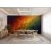 Textured Spectrum - AI Art Wall Mural for Contemporary Interiors