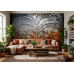 Rust and Reflection - AI Art Wall Mural for Contemporary Interiors
