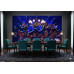 Midnight Garden Rhapsody - AI Art Wall Mural for Contemporary Interiors