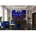 Midnight Garden Rhapsody - AI Art Wall Mural for Contemporary Interiors
