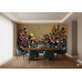 Tapestry of Bloom - AI Art Wall Mural for Contemporary Interiors