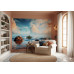 Coastal Twilight - AI Art Wall Mural for Contemporary Interiors