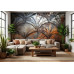 Rustic Elegance - AI Art Wall Mural for Contemporary Interiors