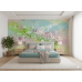 Whispering Petals - AI Art Wall Mural for Contemporary Interiors