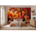 Inferno Forest Canopy - AI Art Wall Mural for Contemporary Interiors Inferno Forest Canopy - AI Art Wall Mural for Contemporary Interiors