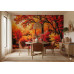 Inferno Forest Canopy - AI Art Wall Mural for Contemporary Interiors Inferno Forest Canopy - AI Art Wall Mural for Contemporary Interiors