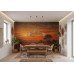 Whispers of the Dying Day - AI Art Wall Mural for Contemporary Interiors