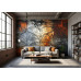 Faded Splendor Vintage Charm - Retro AI Wall Mural
