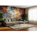 Faded Splendor Vintage Charm - Retro AI Wall Mural