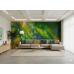 Sunlit Canopy Forest Light - Natural AI Wall Mural