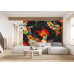 Baroque Inferno - AI Art Wall Mural for Contemporary Interiors