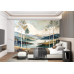 Serene Vista - AI Art Wall Mural for Contemporary Interiors