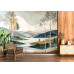 Serene Vista - AI Art Wall Mural for Contemporary Interiors