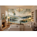 Serene Vista - AI Art Wall Mural for Contemporary Interiors