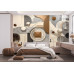 Monochrome Motion Dynamic Art - Modern - AI Art Wall Mural for Contemporary Interiors