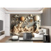 The Guardians of Dune Desert Scene - Mystical - AI Art Wall Mural for Contemporary Interiors