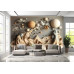 The Guardians of Dune Desert Scene - Mystical - AI Art Wall Mural for Contemporary Interiors