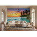 Dramatic Sunset Sky - AI Art Wall Mural for Contemporary Interiors