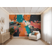 Urban Burst - AI Art Wall Mural for Contemporary Interiors