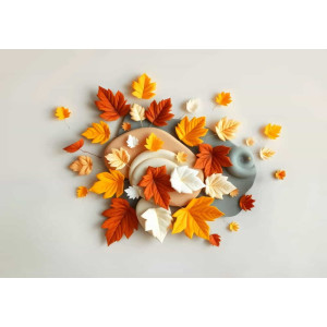 Harvest Bloom - AI Art Wall Mural for Contemporary Interiors Harvest Bloom - AI Art Wall Mural for Contemporary Interiors