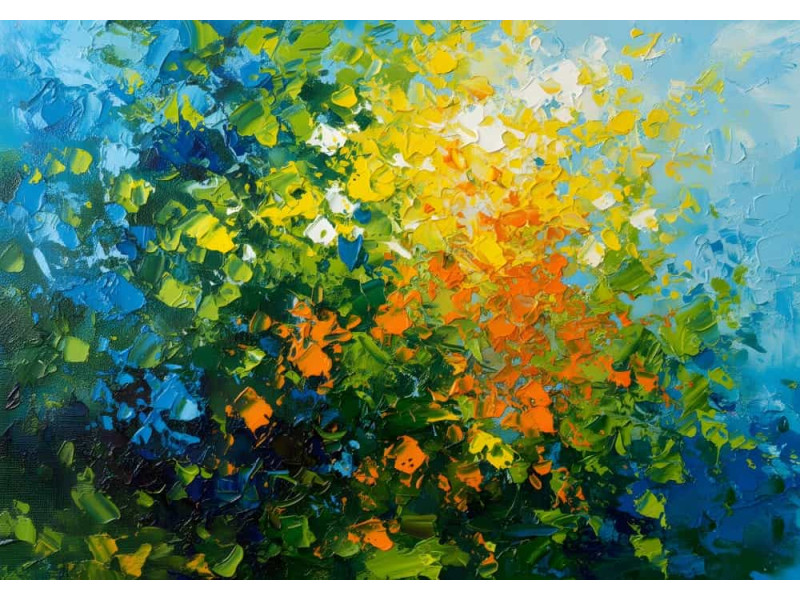 Emerald Currents Jewel Tones - Luxurious AI Wall Mural