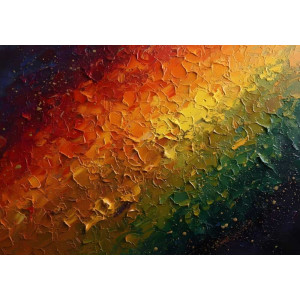 Textured Spectrum - AI Art Wall Mural for Contemporary Interiors | Wall4Soul