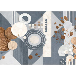 Urban Harvest - AI Art Wall Mural for Contemporary Interiors | Wall4Soul