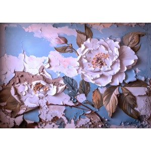 Chipped Elegance - AI Art Wall Mural for Contemporary Interiors Chipped Elegance - AI Art Wall Mural for Contemporary Interiors | Wall4Soul