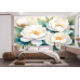 Peony Serenity - AI Art Wall Mural for Contemporary Interiors